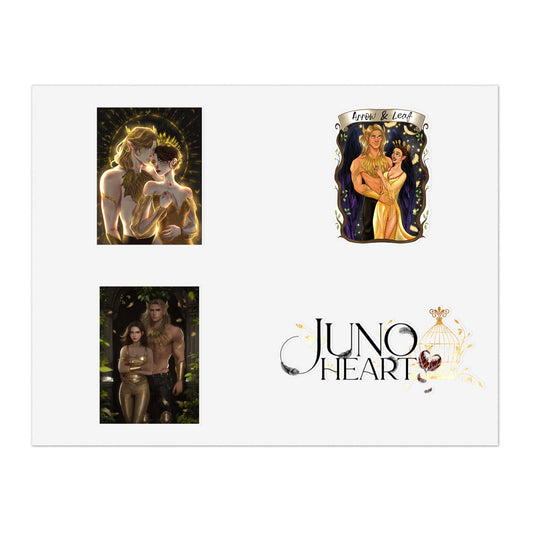 Arrow and Leaf Sticker Sheet Juno Heart merch Courts of the Star Fae Realm