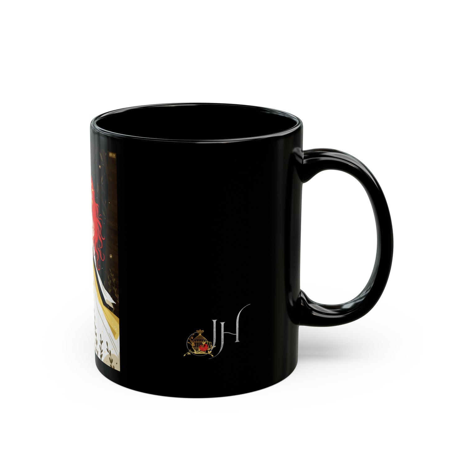 Lara and Ever - Samhain Dance Black Mug